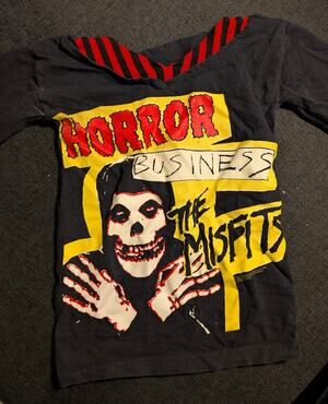 Custom Misfits Horror Business Graphic Tee Size Small